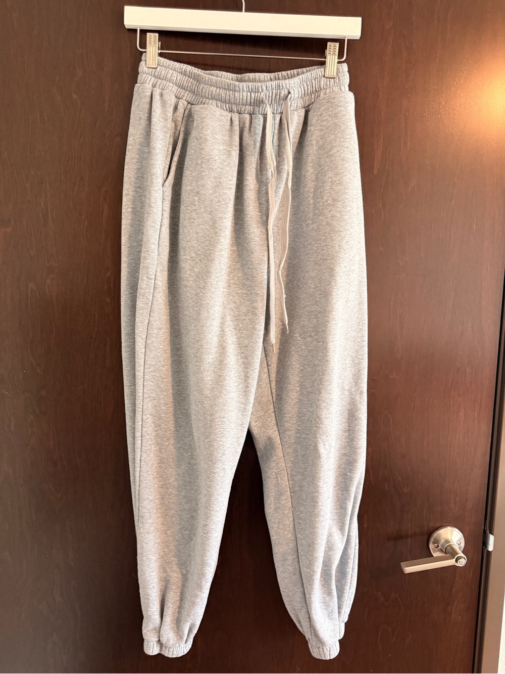 SHEIN Light Grey Men's Drawstring Jogger Sweatpants